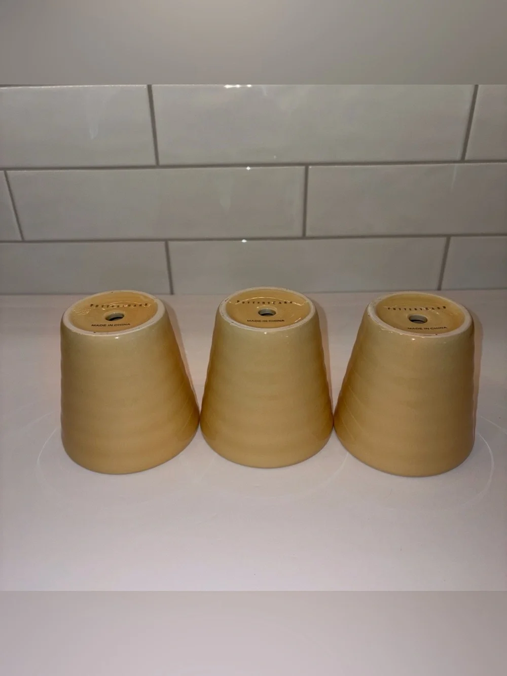 Pottery Barn set three